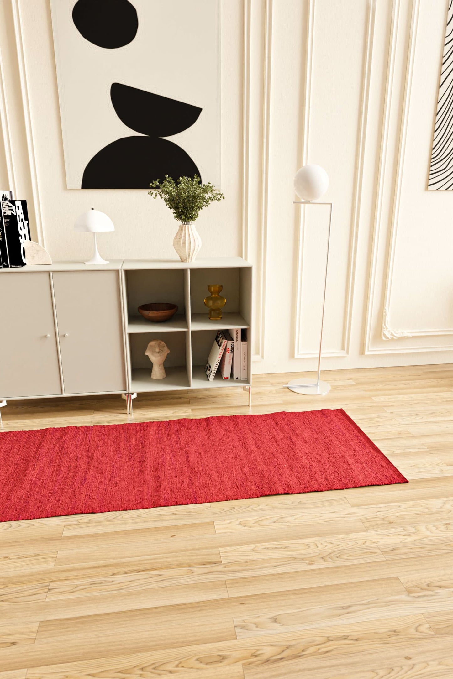 Cotton Rug, Strawberry